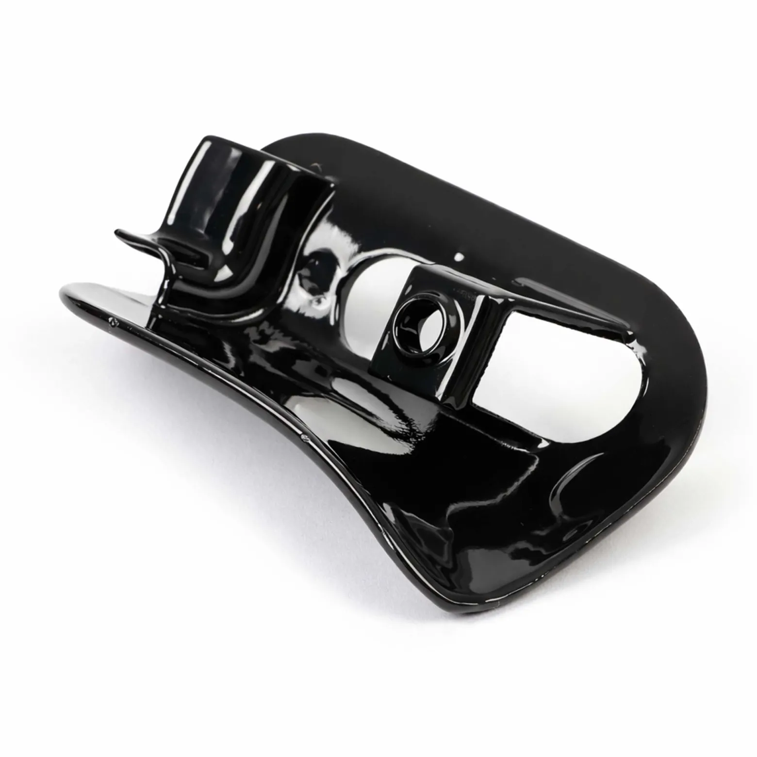 Abdeckkappe Aufnahme Sonnenblende links Metall schwarz kompatibel mit Mercedes SL R129 W124