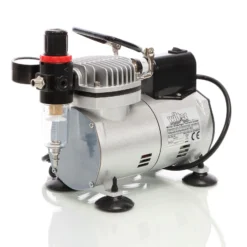 Airbrush Kompressor AF18-2 Membrankompressor 4 bar Abschaltautomatik Manometer