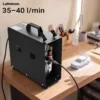 Airbrush Kompressor AS196A mit Lufttank 2 Zylinder Kolben 6 bar 2 Stufenschalter