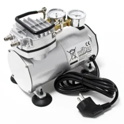 Airbrush Kompressor AS20W Vakuumpumpe Airbrushkompressor 4 bar Einzylinder