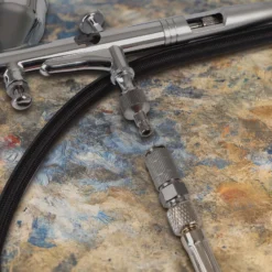 Airbrush Schnellkupplung 9,51 mm Schlauch mit 9,51 mm Außengewinde Luftschlauch
