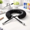 Airbrush Spiralschlauch 2x G 9,51 mm (1/8") Innengewinde 3 m Druckluftschlauch
