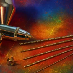 Airbrush Zubehör Glas Reinigungsstation mit Werkzeug Reinigungsdraht 5 Bürsten Reinigungsnadeln
