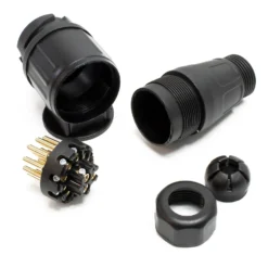Anhängerstecker 13-polig für 12V Bremsleuchten, Blinklicht, Nebelschlussleuchte u. Schlussleuchte
