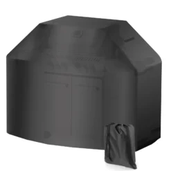 BBQ Grill Abdeckung 132x66x109cm schwarz Abdeckhaube wetterfest für verschiedene Grillmodelle