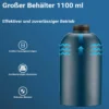 Druckbecherpistole 1100ml 4-6bar 1/4" Hohlraumpistole u. Schläuche Spritzpistole Hakendüse Runddüse