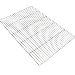 Edelstahl Grillrost eckig 60 x 40 cm rostfrei für Holzkohlegrill, Gasgrill und andere