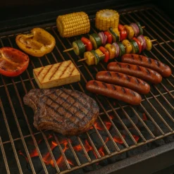 Edelstahl Grillrost eckig 67 x 40 cm rostfrei für Holzkohlegrill, Gasgrill und andere