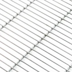 Edelstahl Grillrost eckig 58 x 30 cm rostfrei für Holzkohlegrill, Gasgrill und andere