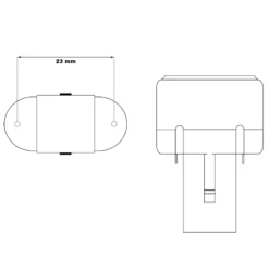 Ersatzteil für SunSun CUP-129 Springbrunnenpumpe UVC Lampe Röhre 9 W