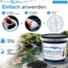 Evolution Aqua Pure Pond 1000 ml für Teiche bis 20000 l, Gelbälle Filterbakterien Biostarter für Teich und Teichfilter, Teichpflege