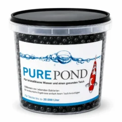Evolution Aqua Pure Pond 1000 ml für Teiche bis 20000 l, Gelbälle Filterbakterien Biostarter für Teich und Teichfilter, Teichpflege