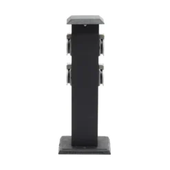 4-fach Außensteckdose Steckdosensäule Energiesäule Metall Outdoor Garten Außen IP44