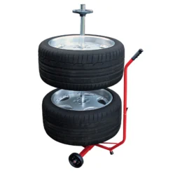 Fahrbarer Reifenständer / Felgenbaum für PKW Reifen bis 225 mm