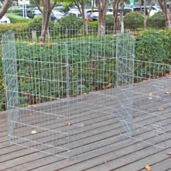 Freilaufgehege Laufstall Welpenlaufstall 6-tlg 70x105 cm pro Element, Gehege für Klein- & Haustiere