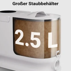 Fudajo Haustier Pflegeset weiß, 6 in 1 Multifunktion Schermaschine, Tierhaarschneidemaschine mit Staubsauger, Pflege Paket für glänzendes Fell