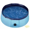 Fudajo Hundepool 80 x 20 cm rutschfestes Hundeplanschbecken, Hundeschwimmbad faltbar aus PVC, Hundebadewanne mit verstärkten Kanten, tragbarer Pool für Hunde