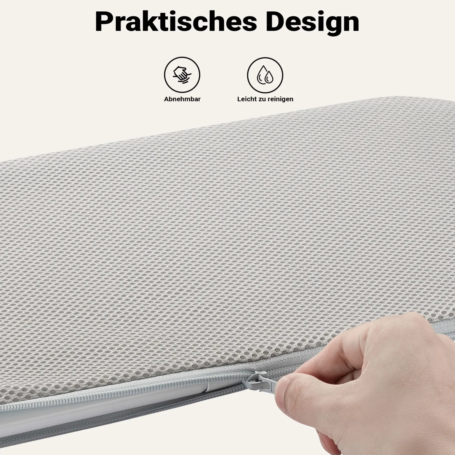 Fudajo Katzenbett Hängematte 30 x 60 cm hellgrau, Katzenhängematte Fenster bis 10 kg, Katzenliege mit Saugnäpfen für Fensterplatz