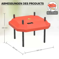 Fudajo Küken-Wärmeplatte 30x30cm 50W Heizplatte mit Temperaturregler für 20-25 Küken zur Kunstbrut