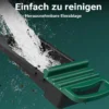 Fudajo Legenest mit Auffangschale 27 x 52 x 48 cm, Legekasten für Hühner, Hühnernest mit Lüftungslöcher für Luftzirkulation, Kunststoff Abrollnest für Wandmontage