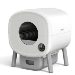Fudajo Selbstreinigende Katzentoilette 76 L, Katzenklo automatisch 55 x 50 x 66,5 cm, elektrisches Katzen Klo mit App-Steuerung und USB-Anschluss