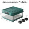 Fudajo Vollautomatischer Flächenbrüter für 30 Eier, Inkubator 40 W mit Wendesystem, Brutautomat mit Temperatursteuerung und Feuchtigskeitsregulierung, Brutkasten zum Eier ausbrüten