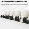 Fudajo Vollautomatischer Flächenbrüter für 36 Eier, Inkubator 45 W mit Wendesystem, Brutautomat mit Temperatursteuerung und Feuchtigskeitsregulierung, Brutkasten zum Eier ausbrüten