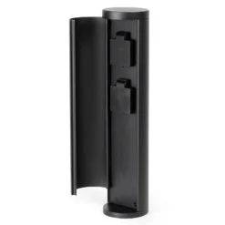 Gartensteckdose 2-fach aus Aluminium Steckdosensäule mit IP44 für Außenbereich mit 2 Steckdosen