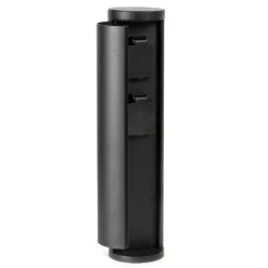 Gartensteckdose 2-fach aus Aluminium Steckdosensäule mit IP44 für Außenbereich mit 2 Steckdosen