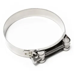 Gelenkbolzen Schlauchschellen W4 rostfreier Edelstahl Bandbreite 24mm Spannbereich 104-112mm