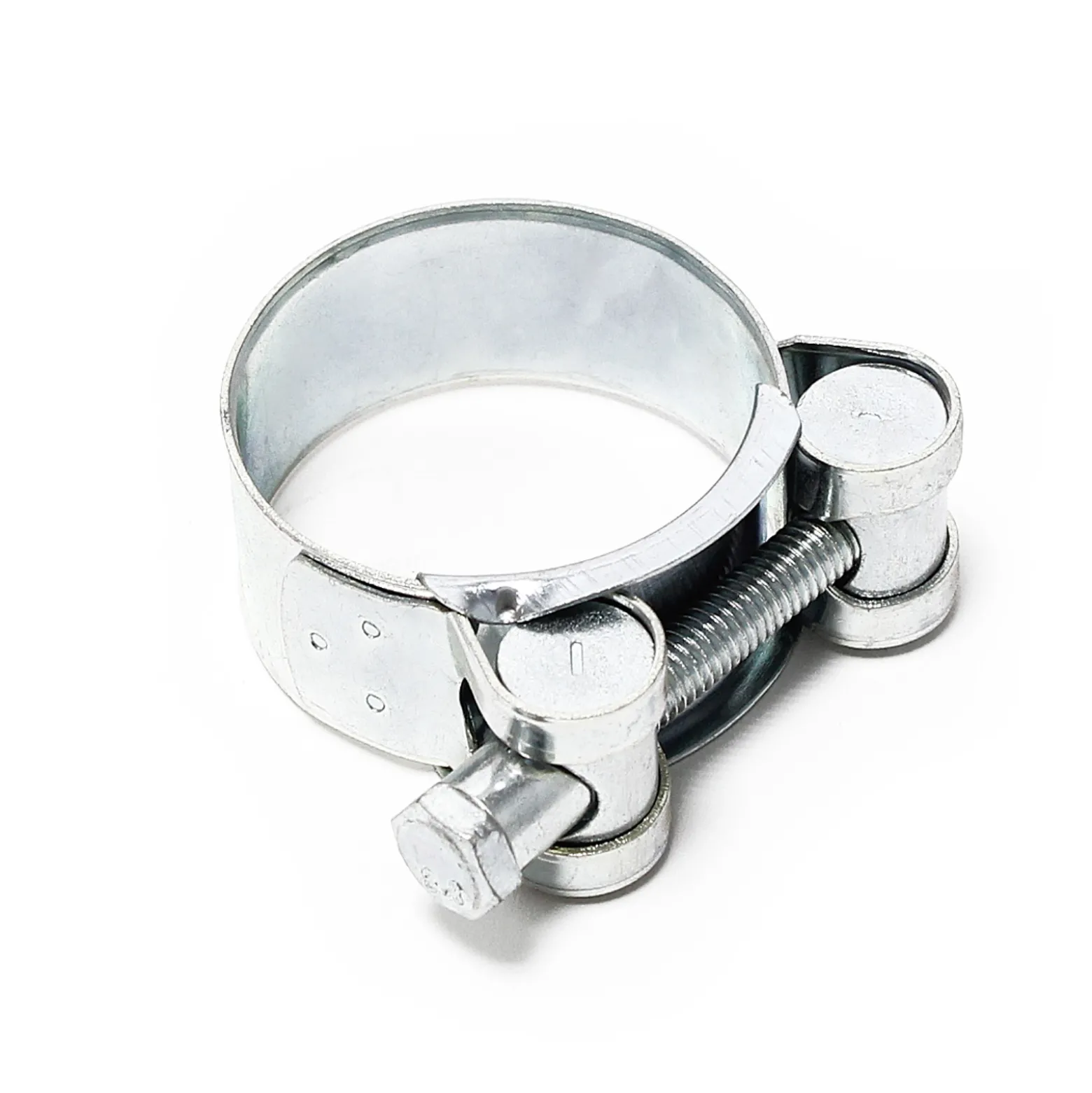 Gelenkbolzen Schlauchschellen W1 verzinkt Bandbreite 20mm Spannbereich 36-39mm