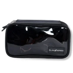 GlamSeries GlamDoubler Kosmetiktasche 230 x 120 x 100 mm, Make-up Organizer mit 4 transparenten Fächern