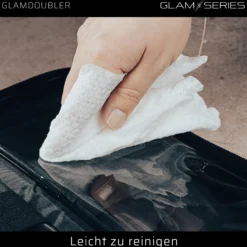 GlamSeries GlamDoubler Kosmetiktasche 230 x 120 x 100 mm, Make-up Organizer mit 4 transparenten Fächern