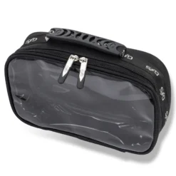 GlamSeries GlamPacker Pouch Taschen Inlay 270 x 165 x 75 mm, PVC-beschichtete Make Up Tasche mit transparentem Deckel