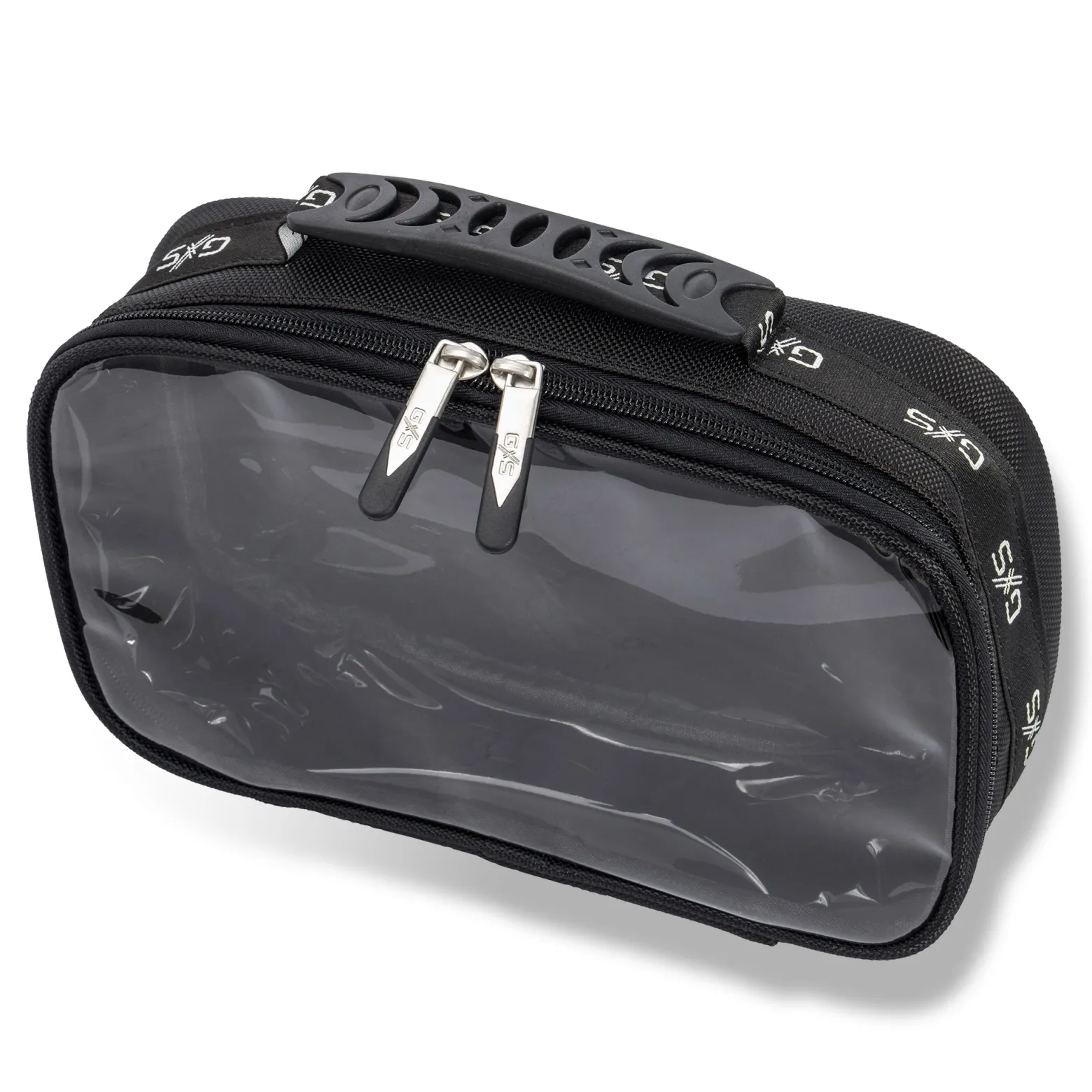 GlamSeries GlamPacker Pouch Taschen Inlay 270 x 165 x 75 mm, PVC-beschichtete Make Up Tasche mit transparentem Deckel