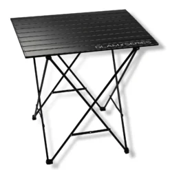 GlamSeries GlamTable Schminktisch klappbar, Frisiertisch bis 20 kg, Make Up Tisch mit Transporttasche, Kosmetiktisch für Visagisten, Friseure, Tättowierer