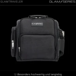GlamSeries GlamTraveler Kosmetiktasche, Schminktasche mit 3 Pouches, Kosmetikbeutel kombinierbar mit Buckle, Beauty Bag für Make Up Artists, Friseure