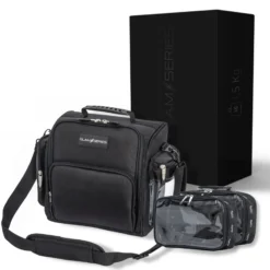 GlamSeries GlamTraveler Kosmetiktasche, Schminktasche mit 3 Pouches, Kosmetikbeutel kombinierbar mit Buckle, Beauty Bag für Make Up Artists, Friseure