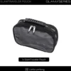 GlamSeries GlamTraveler Pouch Taschen Inlay 270 x 165 x 75 mm, PVC-beschichtete Make Up Tasche mit transparentem Deckel