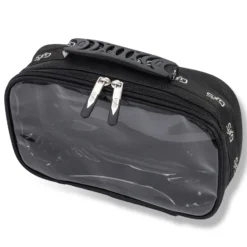 GlamSeries GlamTraveler Pouch Taschen Inlay 270 x 165 x 75 mm, PVC-beschichtete Make Up Tasche mit transparentem Deckel