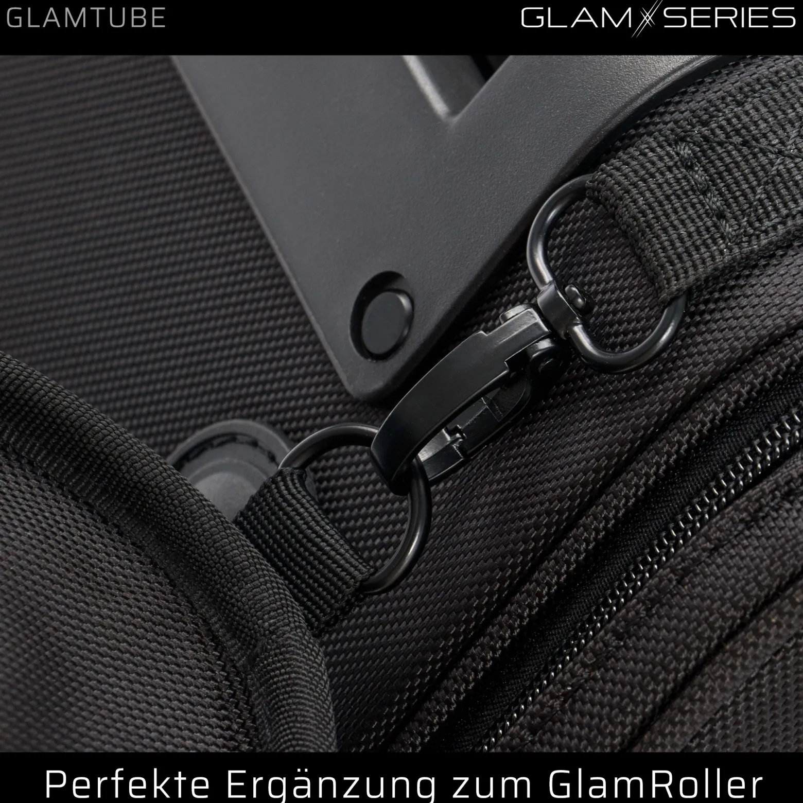 GlamSeries GlamTube Pinselhalter 23,5 x 11,5 cm zur Aufbewahrung von Make up Pinseln, 2-teiliger Schminkorganizer auch für Stifte, Brillen und Schmuck