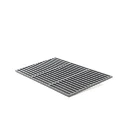 Gusseisen Grillrost eckig 60 x 40 cm massiv für Holzkohlegrill Gasgrill