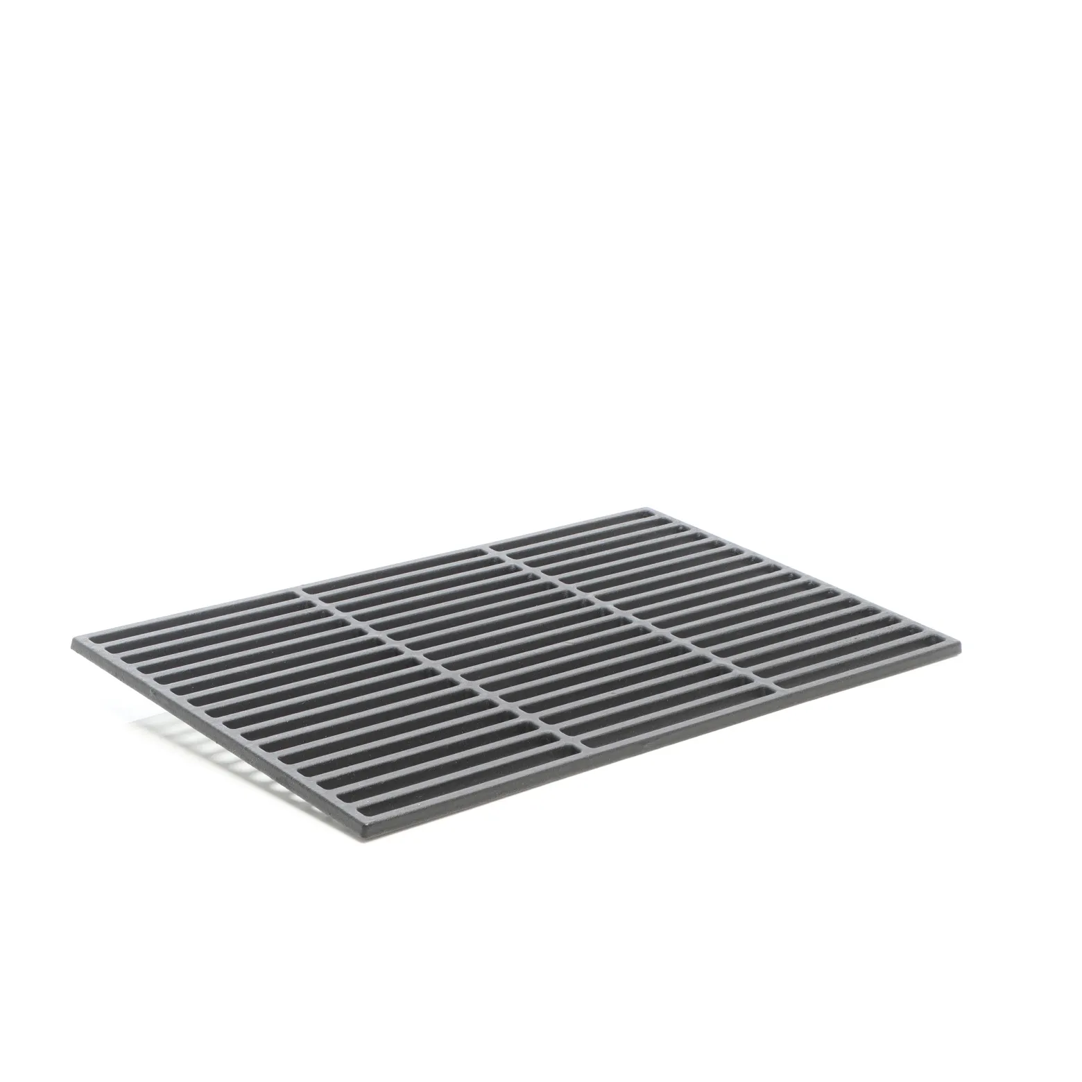 Gusseisen Grillrost eckig 54 x 34 cm massiv für Holzkohlegrill Gasgrill