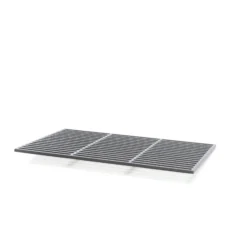 Gusseisen Grillrost eckig 54 x 34 cm massiv für Holzkohlegrill Gasgrill