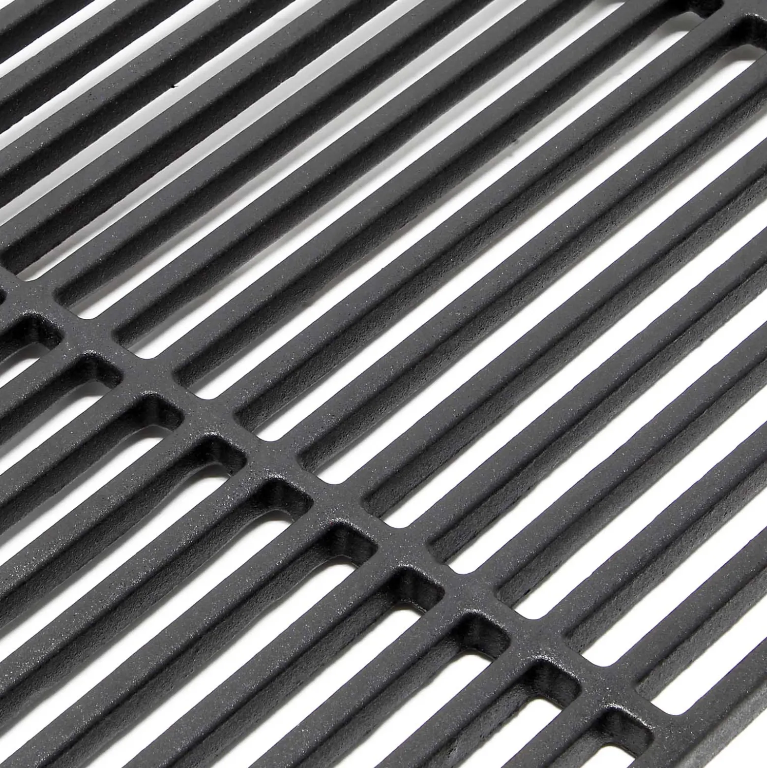 Gusseisen Grillrost eckig 54 x 34 cm massiv für Holzkohlegrill Gasgrill
