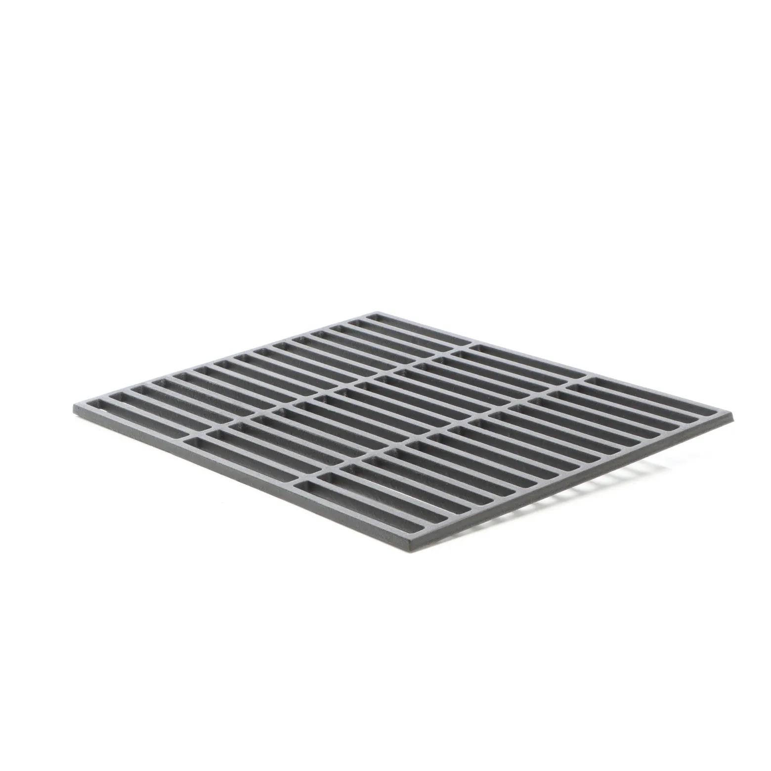 Gusseisen Grillrost eckig 45 x 35 cm massiv für Holzkohlegrill Gasgrill