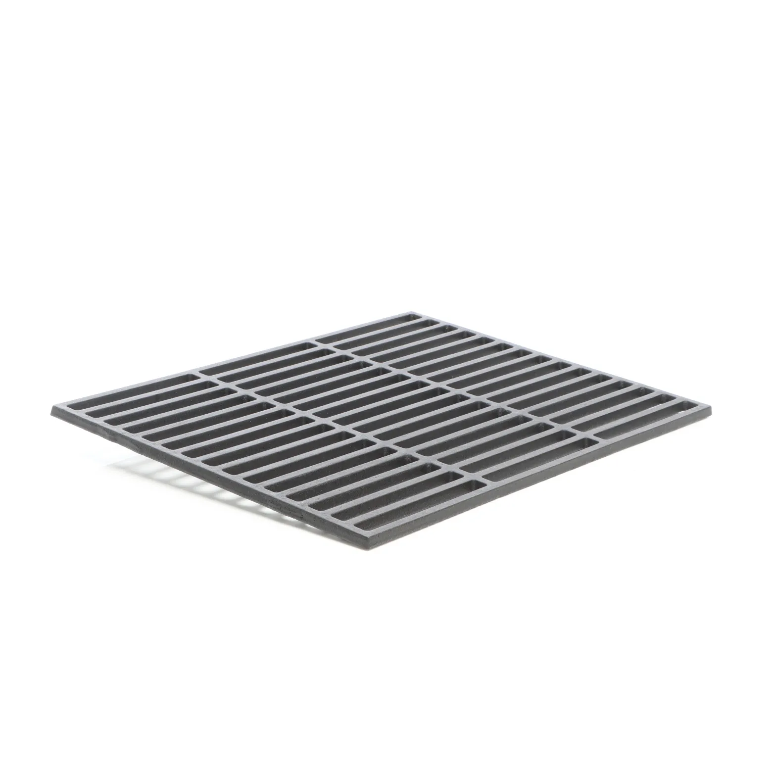 Gusseisen Grillrost eckig 45 x 35 cm massiv für Holzkohlegrill Gasgrill