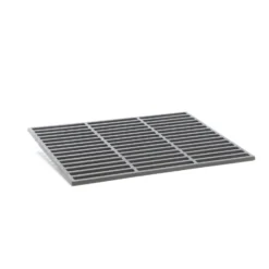 Gusseisen Grillrost eckig 45 x 35 cm massiv für Holzkohlegrill Gasgrill