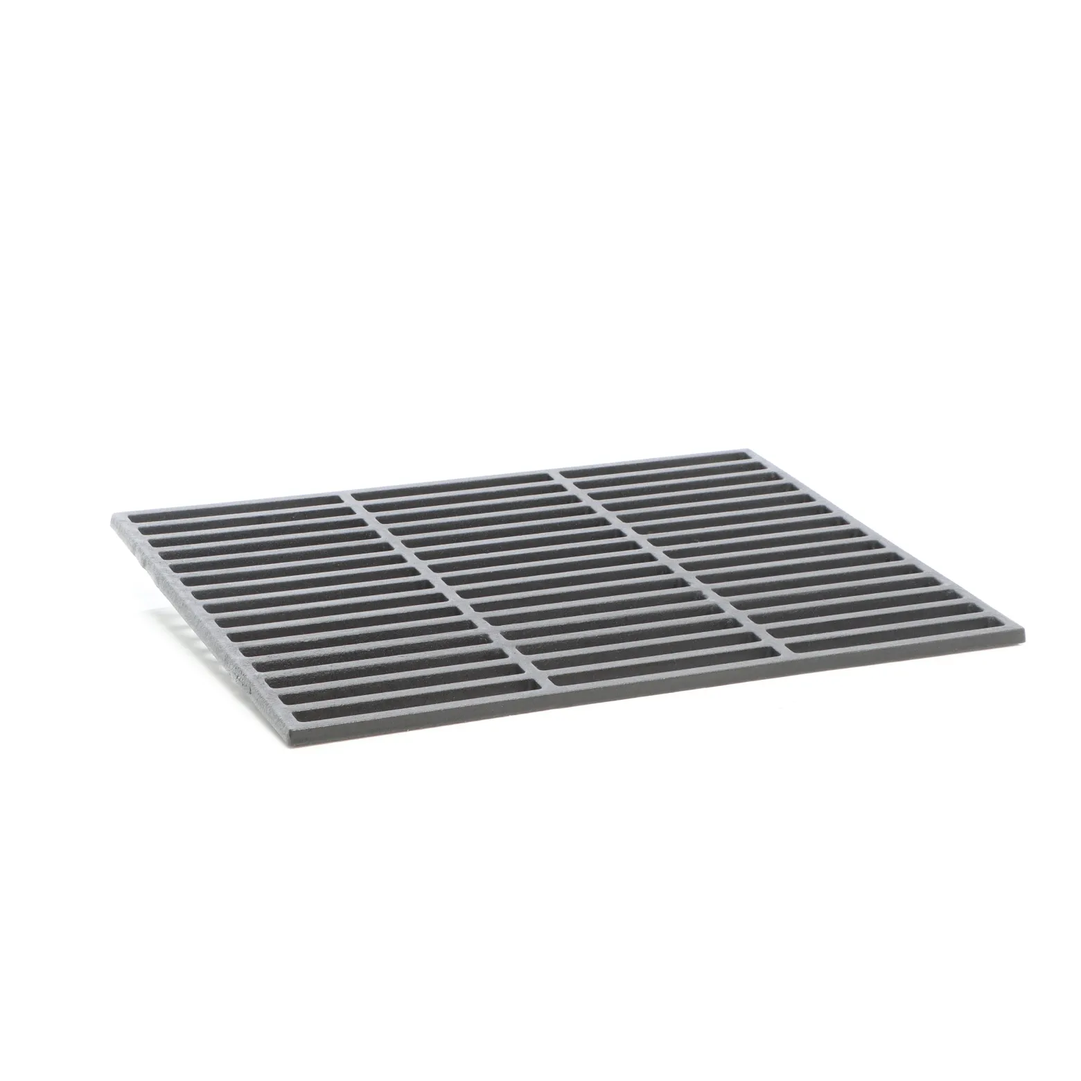 Gusseisen Grillrost eckig 45 x 35 cm massiv für Holzkohlegrill Gasgrill