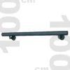 Handlauf Treppe 100cm, Handlaufset Edelstahl, Haltegriff Treppe, Wandhalter, Anthrazit